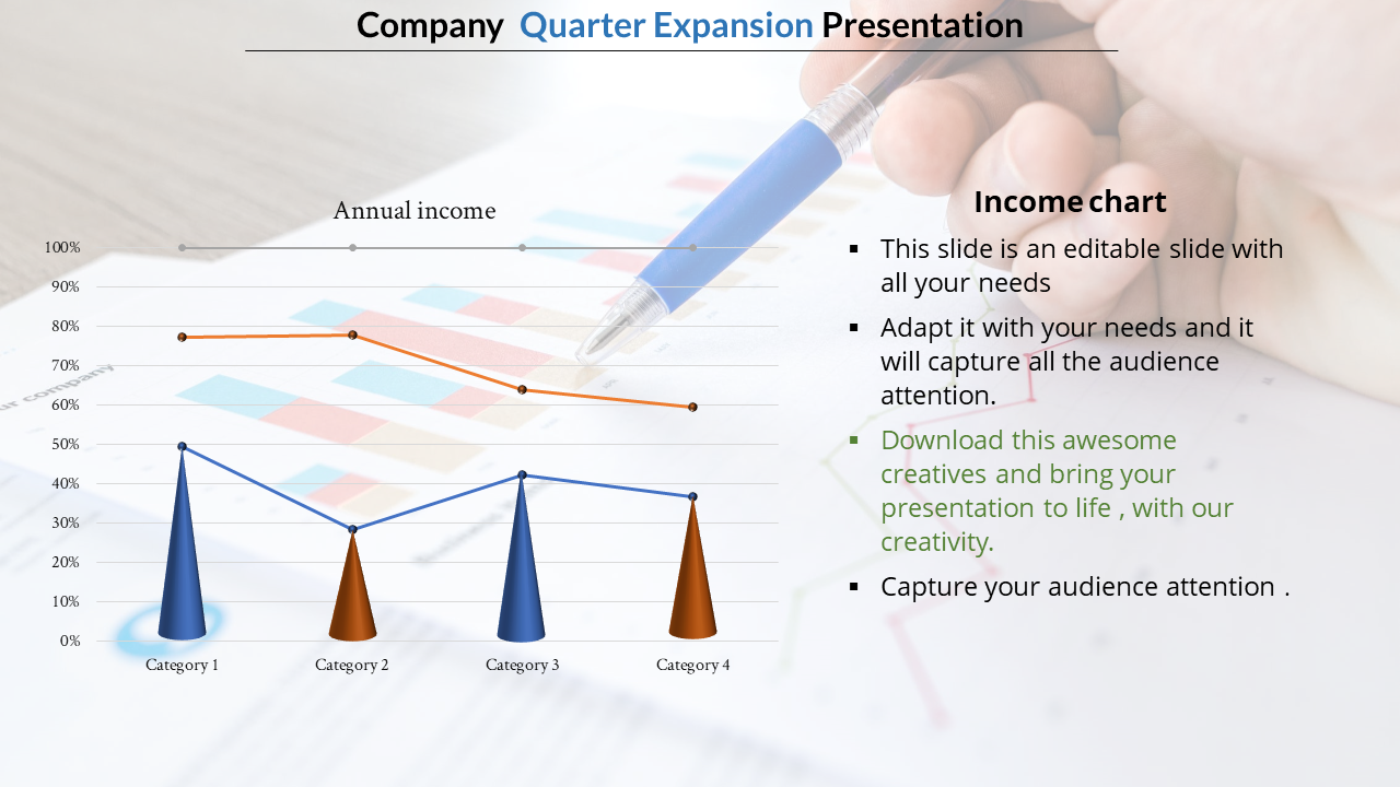 annual report presentation template-annual-income-4-multi color